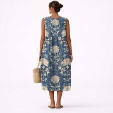 Aurora | Vestido Midi Floral Clásico