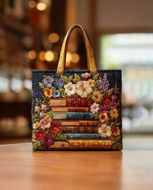 Bolso Artesanal Acolchado "Estampado Floral"